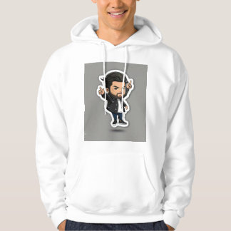 Veste À Capuche T-shirt Dreamy Watercolor avec Whimsical Ban Bloc