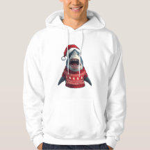 T-shirt drôle de requin de Noël Sweater laid