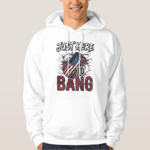 Veste À Capuche T-shirt drôle patriotique pétard vintage 4 juillet