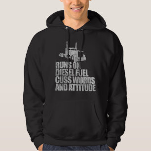 Veste À Capuche T-shirt drôle pour chauffeur de camion qui dit qu'