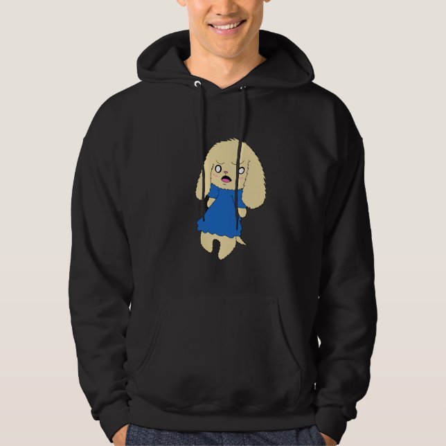 Veste À Capuche T-shirt Grumpy Pup (Devant)