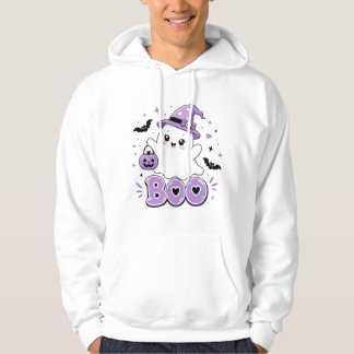 Veste À Capuche T-shirt Halloween Fantôme Boo Mignon