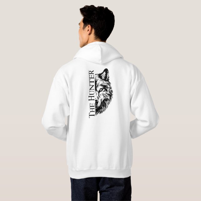 Veste À Capuche T-Shirt Illuminati Œil Pyramide | Symbole de Mystè (Dos entier)