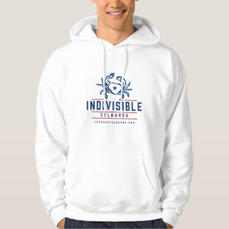 Veste À Capuche T-shirt Indivisible DelMarVa - Logo de couleur