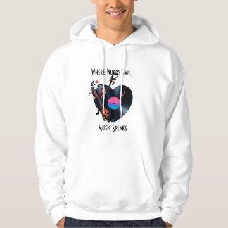 Veste À Capuche T-shirt Inspirant pour les Amoureux de Musique