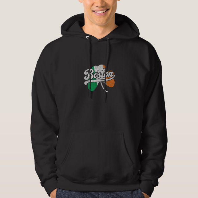 Veste À Capuche T-shirt irlandais de Boston (Devant)