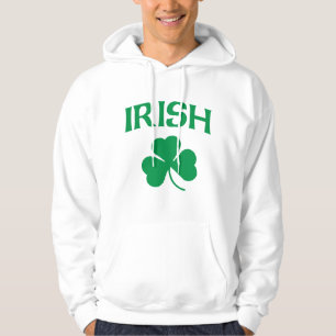 Veste À Capuche T-shirt irlandais de shamrock