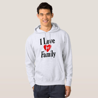 Veste À Capuche T-Shirt J'aime ma Famille