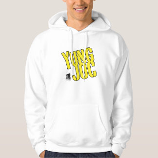 Veste À Capuche T-shirt jaune de logo de Yung Joc