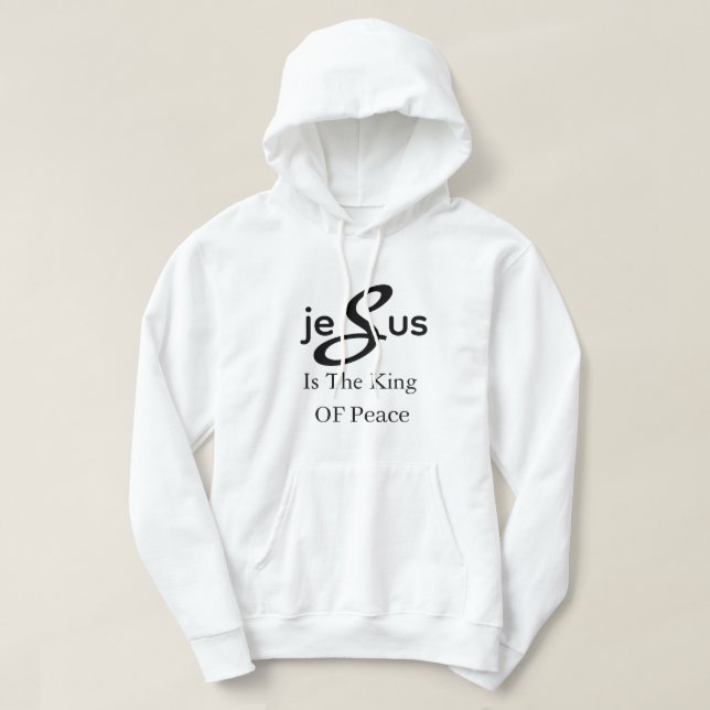 Veste À Capuche T-Shirt Jésus Sauve (Design devant)
