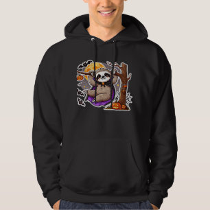 Veste À Capuche T-Shirt Oversized Paresseux Halloween Chill Thrill