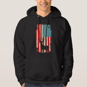 Veste À Capuche T-shirt patriotique pour hommes et femmes, chasseu