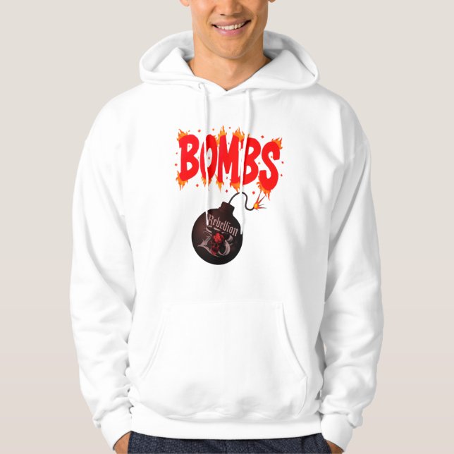 Veste À Capuche T-Shirt Rebel Bomb  (Devant)
