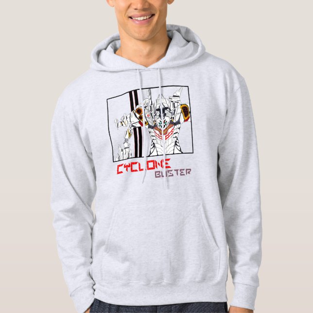 Veste À Capuche T-shirt robot cyclone Mecha (Devant)
