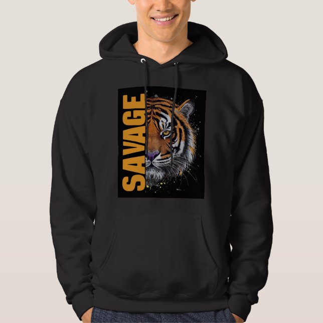 Veste À Capuche T-shirt Tiger (Devant)
