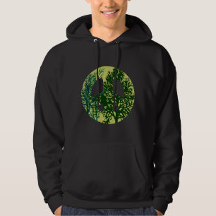Veste À Capuche T-shirt vert Arbres Terre Paix