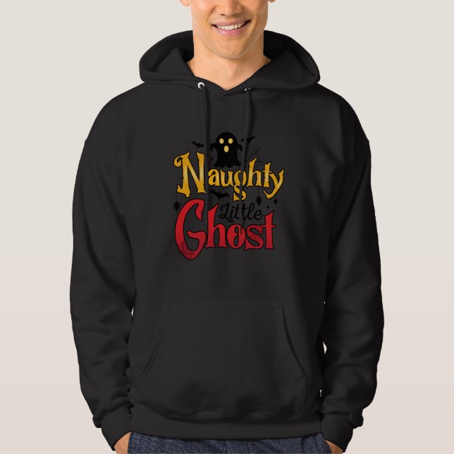 Veste À Capuche T-shirt vilain petit fantôme (Devant)