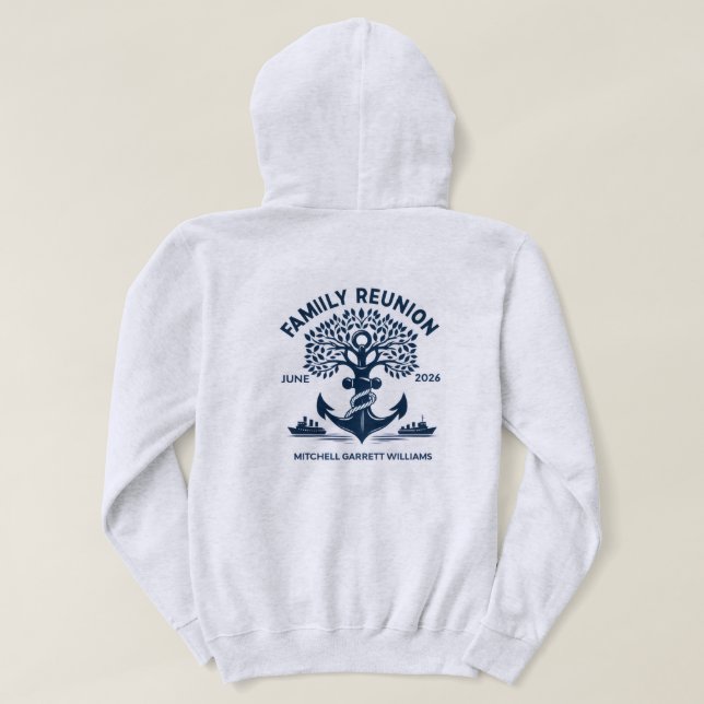 Veste À Capuche T-shirt WMG 2026 à capuche (Design dos)