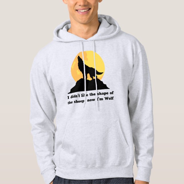 Veste À Capuche T-shirt Wolf (Devant)