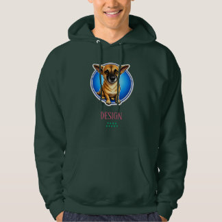 Veste À Capuche T-ShirtChien de garde fort et loyal Portrait Graph
