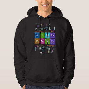 Veste À Capuche Table périodique Chimie Nerd Science Enseignant Ch
