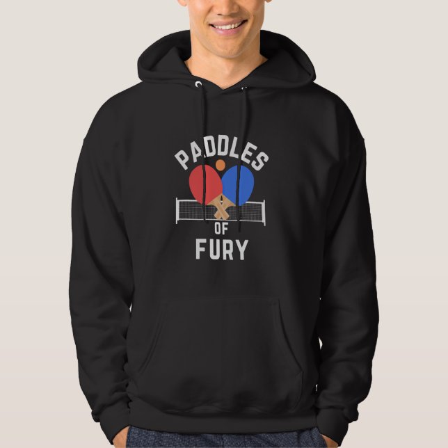 Veste À Capuche Table Tennis Citation Paddle de Fury pour Ping Pon (Devant)