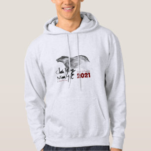 Veste À Capuche Tableau original OX Nouvel An vietnamien 2021 MH