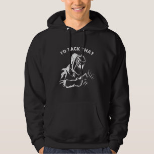 Veste À Capuche Tack D'Id Drôle Qui Soudait Des Cadeaux De Soudur