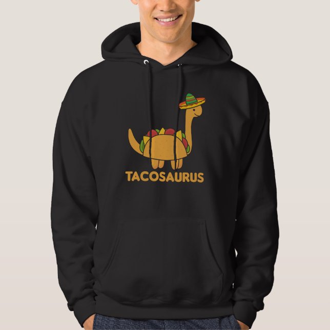 Veste À Capuche Tacosaurus Cinco De Mayo Dinosaur Dino Amusant (Devant)