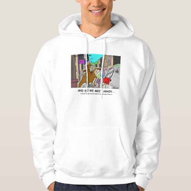Veste À Capuche Taille-haie Vs Souche d'arbre par Funny Hoodie (Devant)