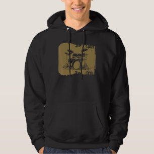 Veste À Capuche Tambour Ensemble Vintage Pour Batteur Et Percussi