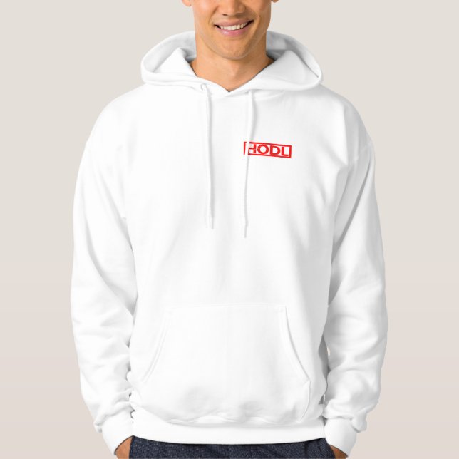Veste À Capuche Tampon Hodl (Devant)