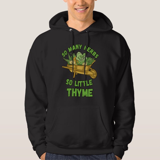 Veste À Capuche Tant d'herbes si peu de thym (Devant)