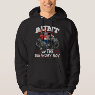 Veste À Capuche Tante du camion de naissance géant de l'anniversai