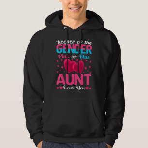 Veste À Capuche Tante Rose Ou Bleue Aime Vous Garder Révélation De