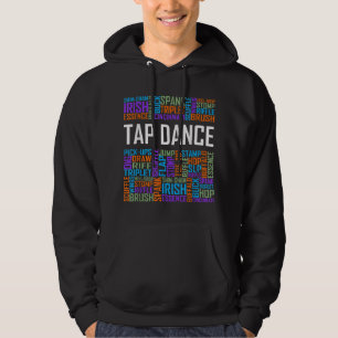 Veste À Capuche Tap Dance Words Lover Tap DancerProfesseur de dans