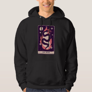 Veste À Capuche Tarot aux flammes de serpent