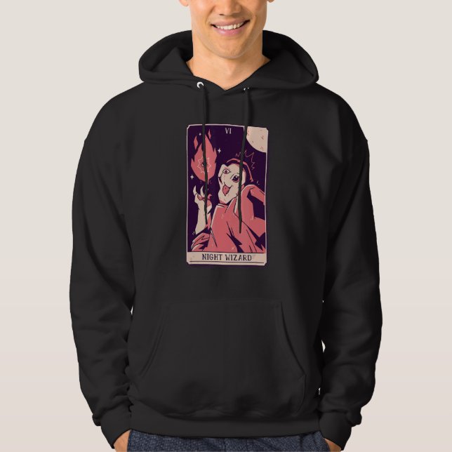 Veste À Capuche Tarot de l'assistant nocturne (Devant)