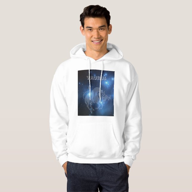 Veste À Capuche Taureau transparent (Devant entier)
