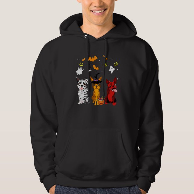 Veste À Capuche Tchien Boston Terrier (Devant)