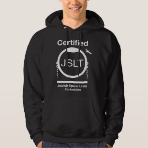 VESTE À CAPUCHE TECHNICIEN CERTIFIÉ LASER SPATIAL JUIF  SATELLITE