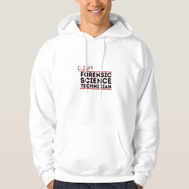 Veste À Capuche Technicien en médecine légale (Devant)
