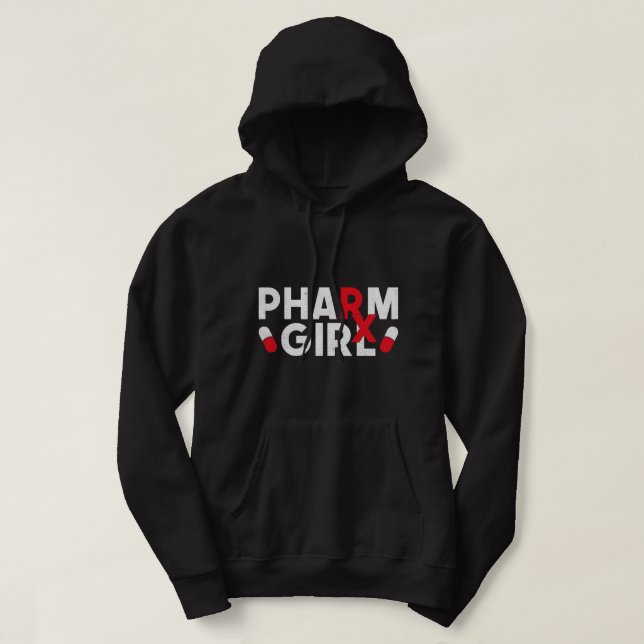 Veste À Capuche Technicien en pharmacie Technicien Médicale Pharm  (Design devant)