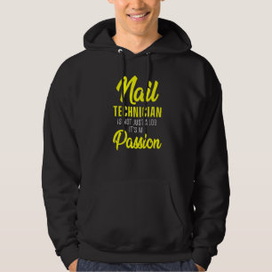 Veste À Capuche Technicien Nail Tech Artiste Manicuriste 17