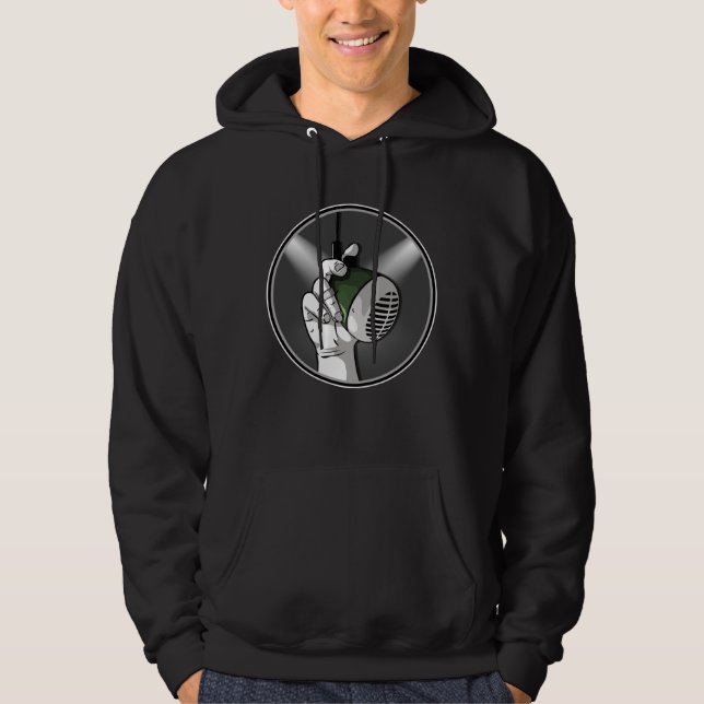 Veste À Capuche Techno Music DJ Rave Electro Trance Idée cadeau (Devant)