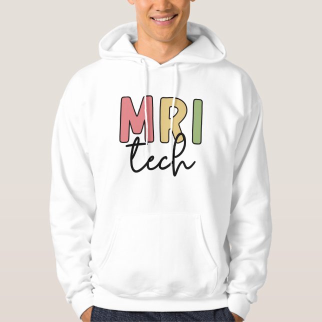 Veste À Capuche Technologie IRM | Technologue en IRM Technicien en (Devant)