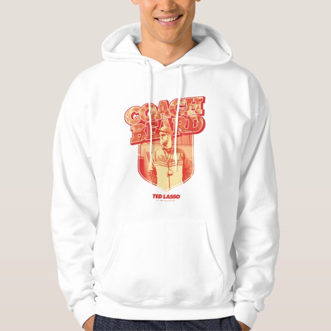 Veste À Capuche Ted Lasso | Badge de la barbe de l'entraîneur (Devant)