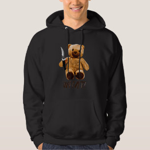Veste À Capuche Teddy Avec Couteau Quel Ours en Peluche Horrifique