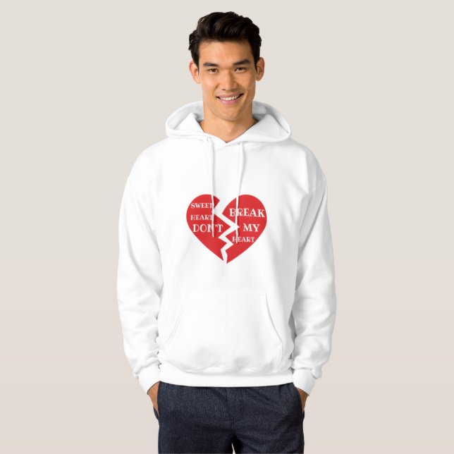 Veste À Capuche Tee amoureuse avec une torsion (Devant entier)