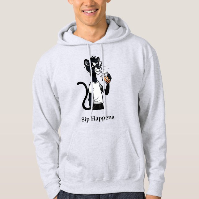 Veste À Capuche Tee cool Panther Graphiste - Fantastique Tea Shirt (Devant)